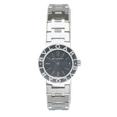 ブルガリ ブルガリブルガリ 腕時計 BB23SS クオーツ ブラック文字盤 ステンレススチール レディース BVLGARI 【中古】
